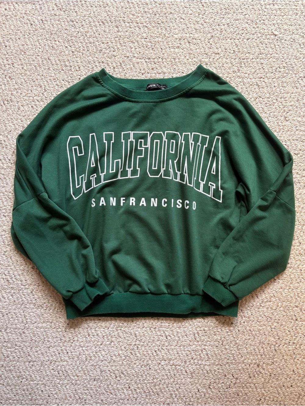 Green Graphic Sweatshirt